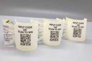 peel & reveal Labelling - promotional labelling